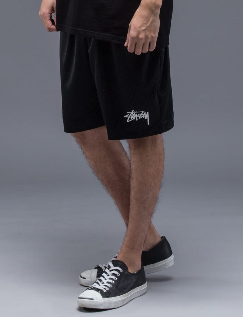 stussy mesh shorts