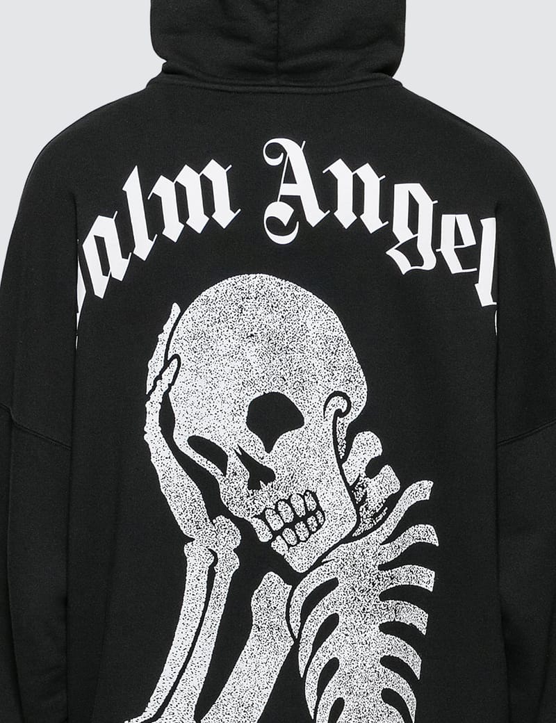 palm angels skeleton hoodie