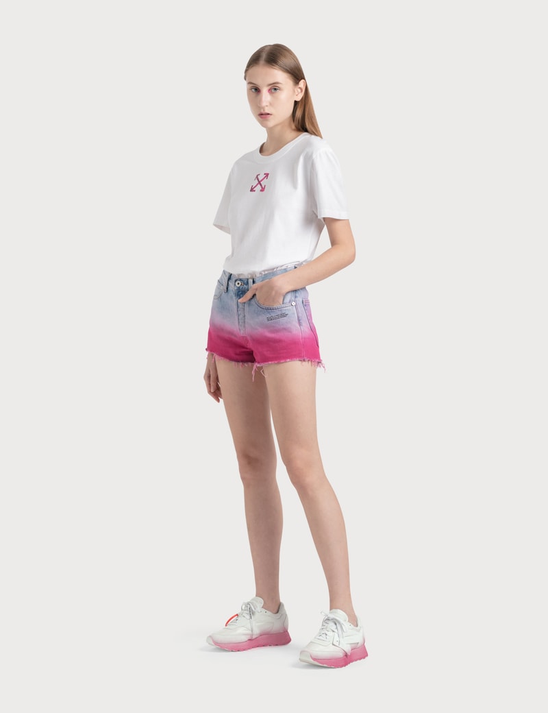 Image of Off-White Degrade Denim Shorts