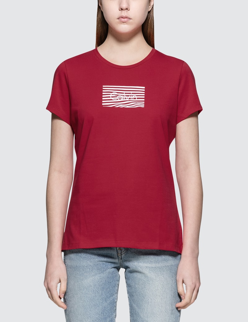 Image of Calvin Klein Jeans Logo St S/S T-Shirt