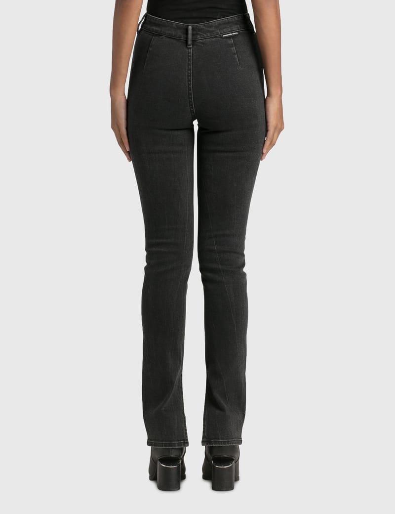 Alexander wang stovepipe dipped back jean Clearance