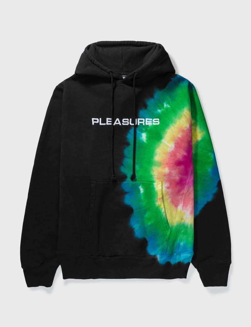 Pleasures tie dye hoodie Clearance