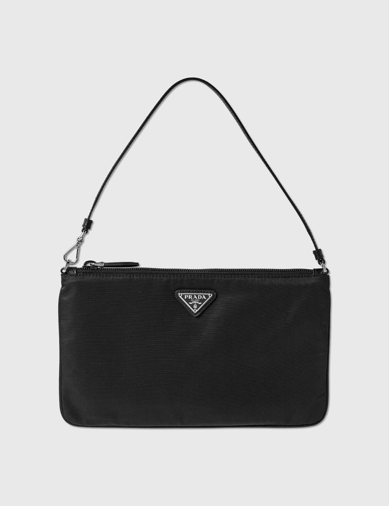 prada black nylon pouch