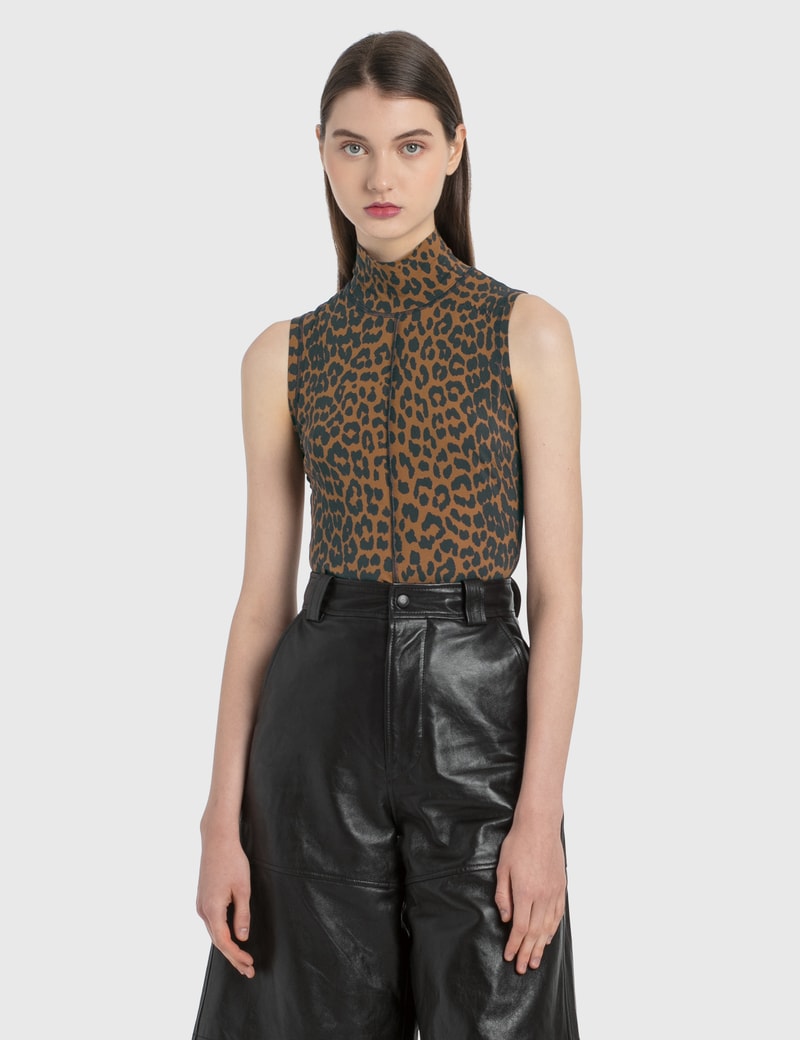 Image of Ganni Light Stretch Jersey Top