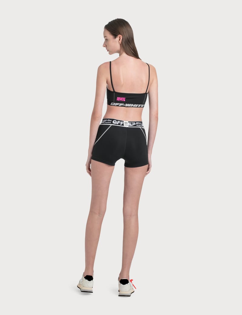 off white nike shorts women