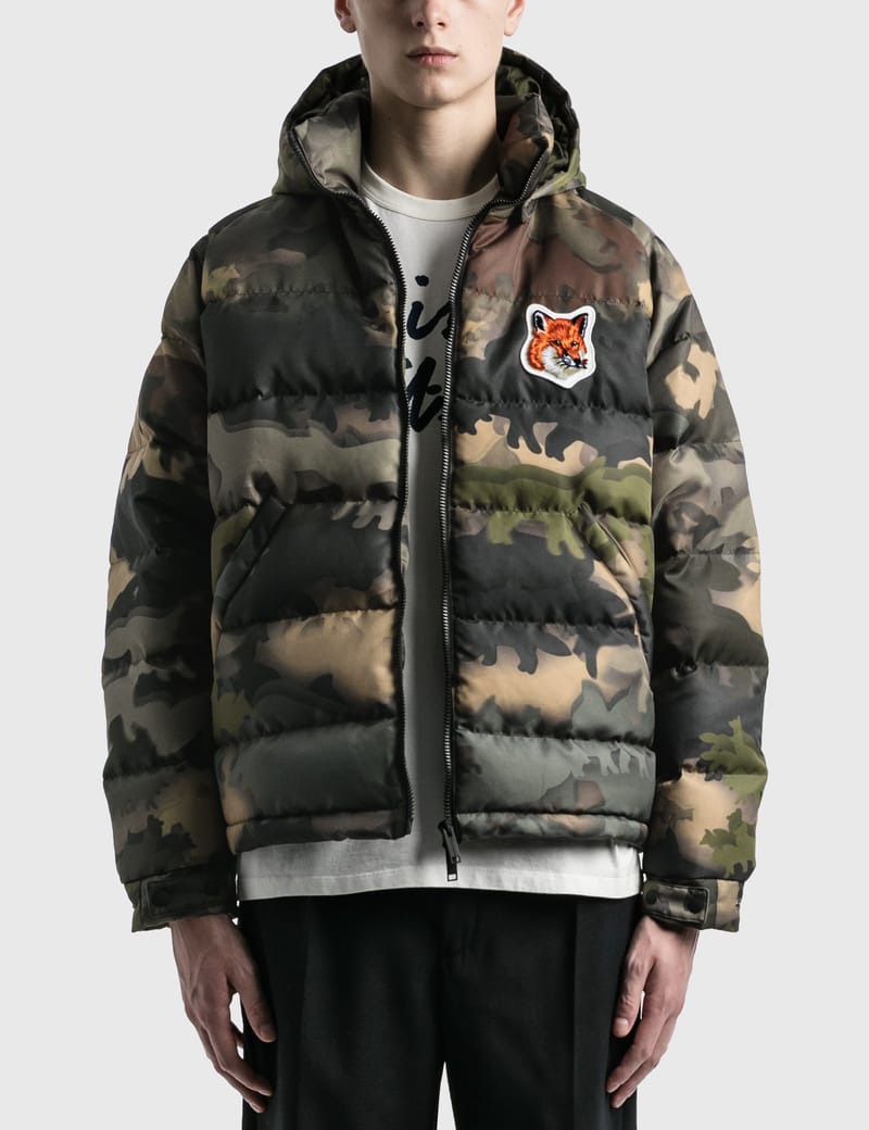 maison kitsune down jacket