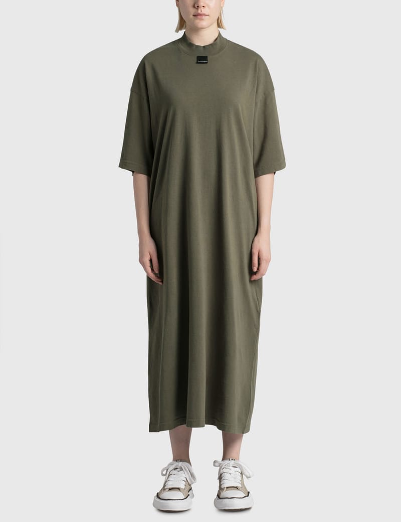 palm angels t shirt dress womens