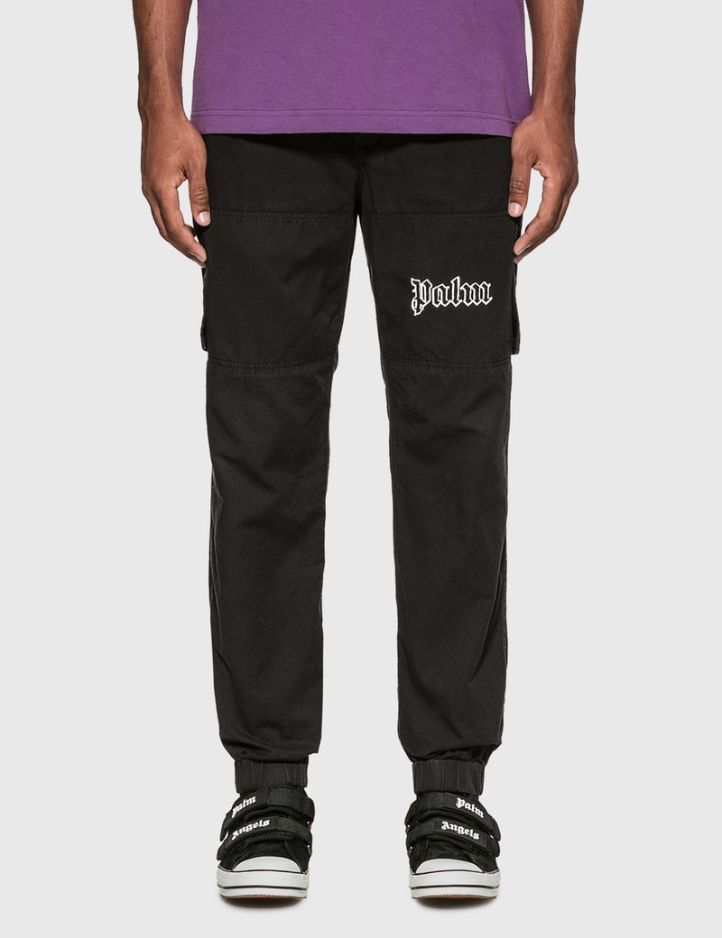 Image of Palm Angels Logo Cargo Pants