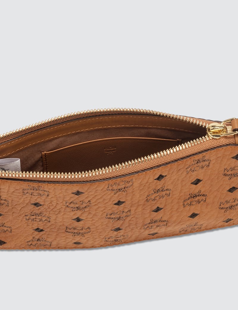 mcm multifunction pouch in visetos