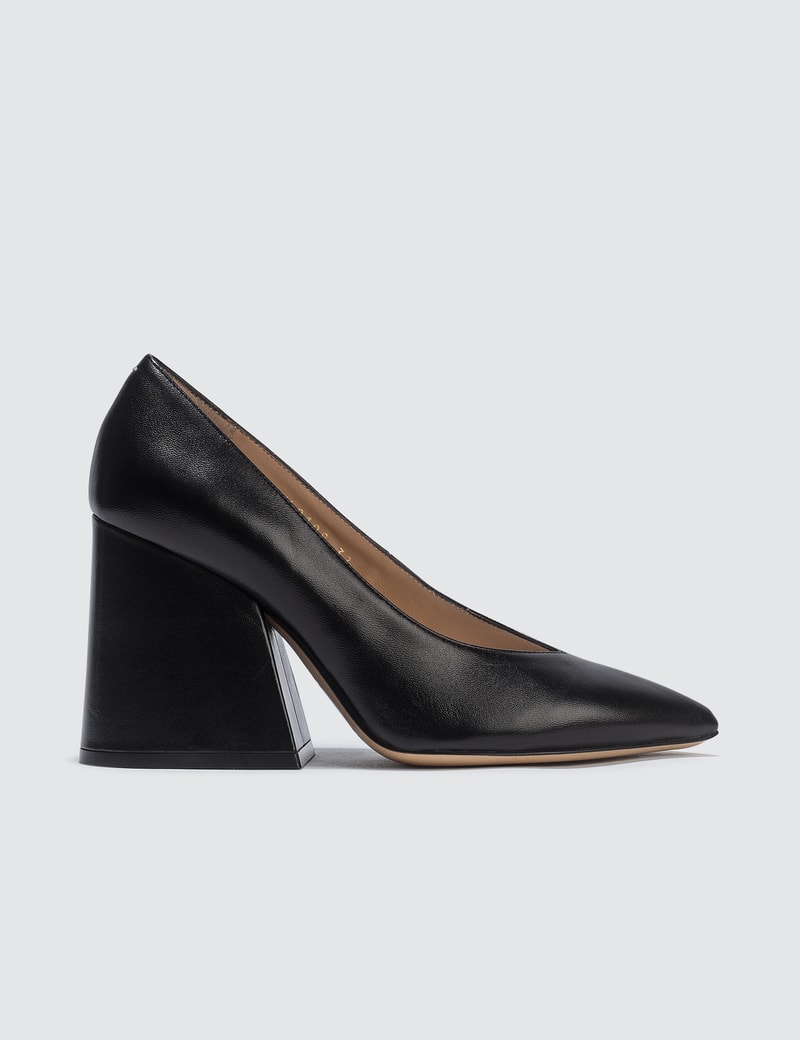 Image of Maison Margiela Leather Block Heels