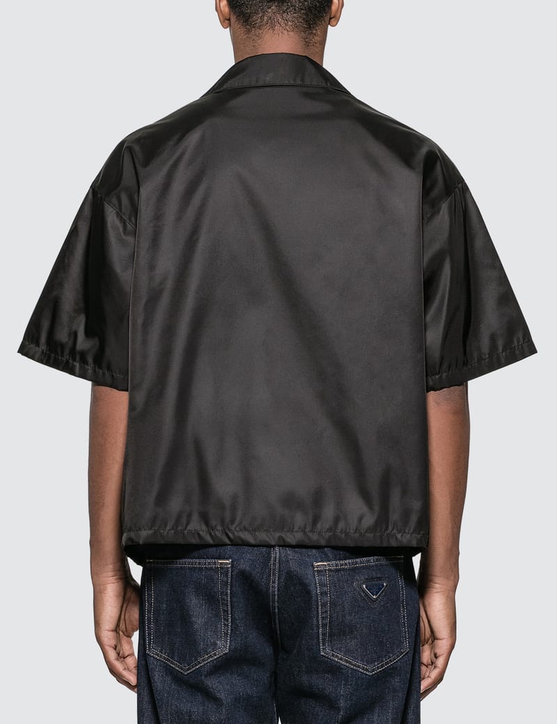prada technical fabric shirt