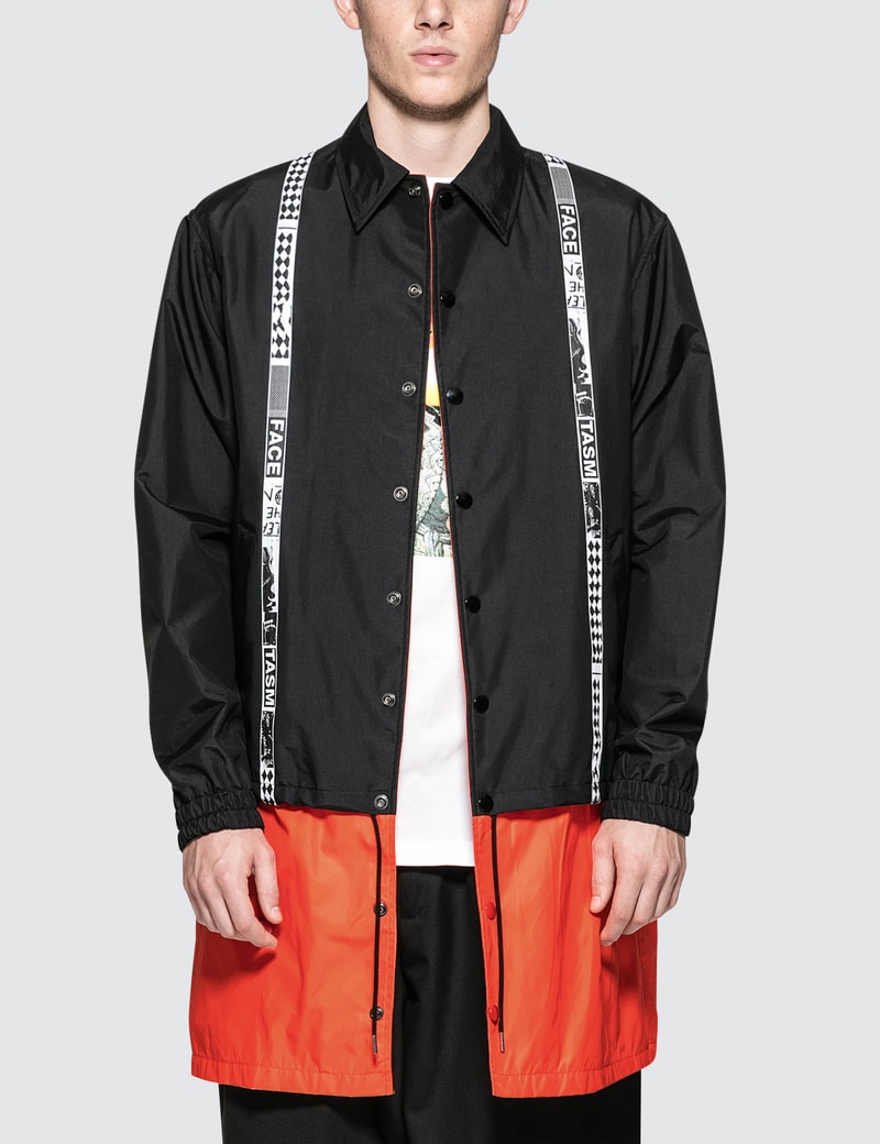 Image of Facetasm Face Long Coach Jacket