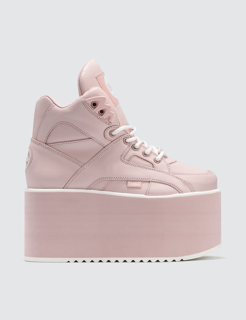 baby pink sneakers