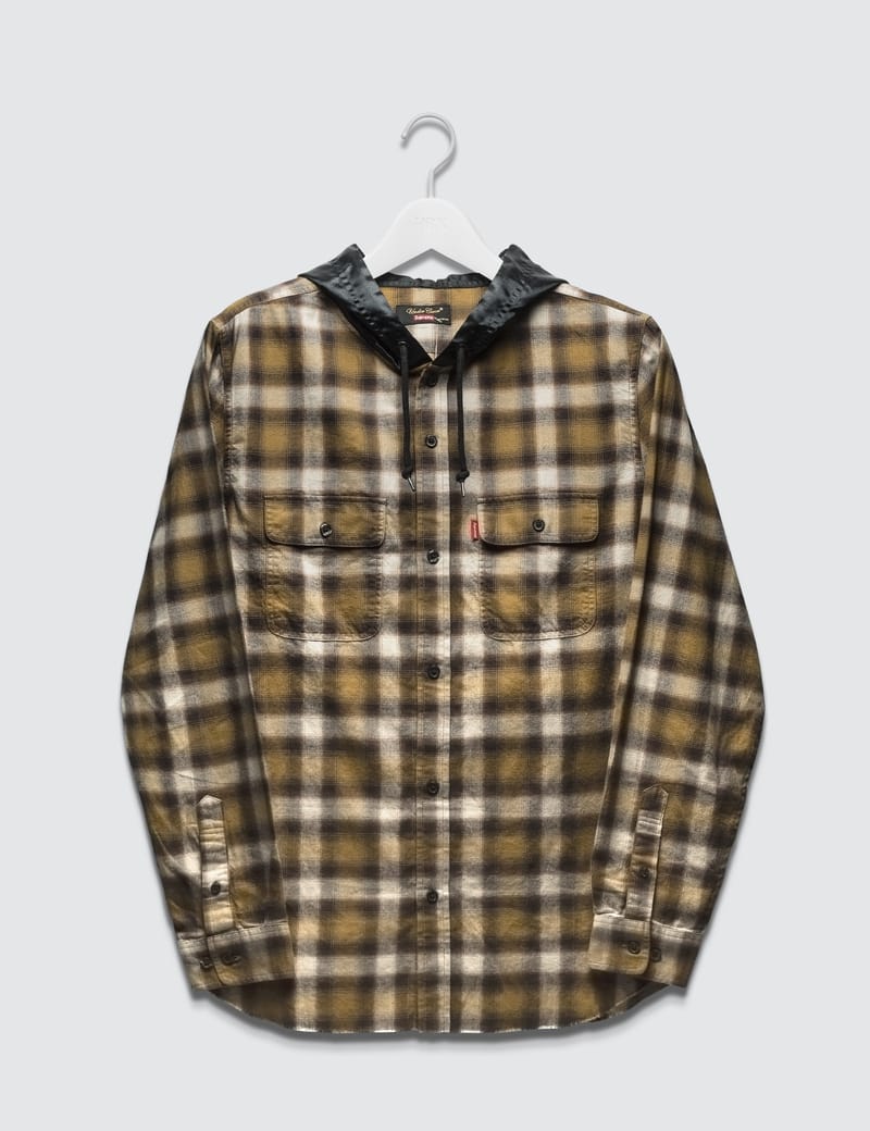 supreme flannel hooded