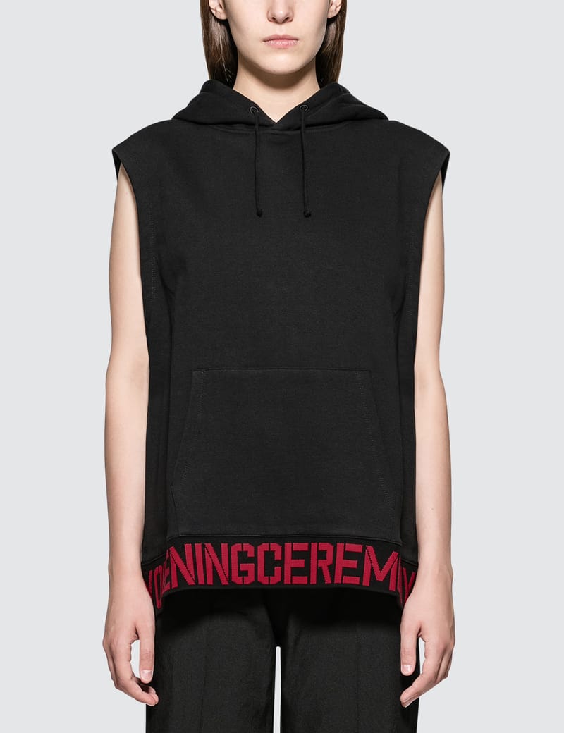opening ceremony elastic logo hoodie