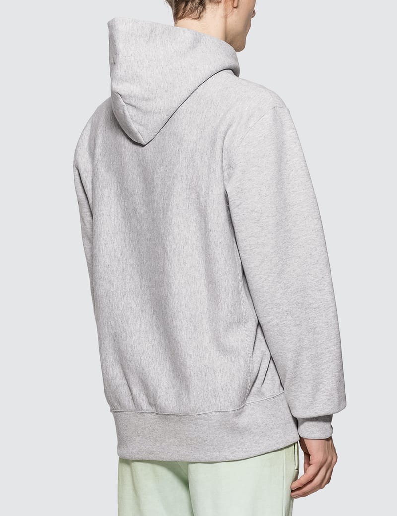 champion small script hoodie