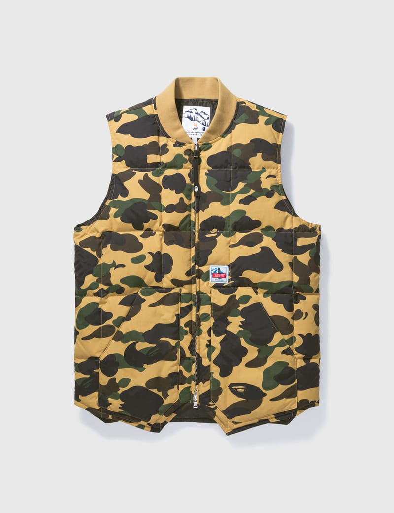 bape vest blue