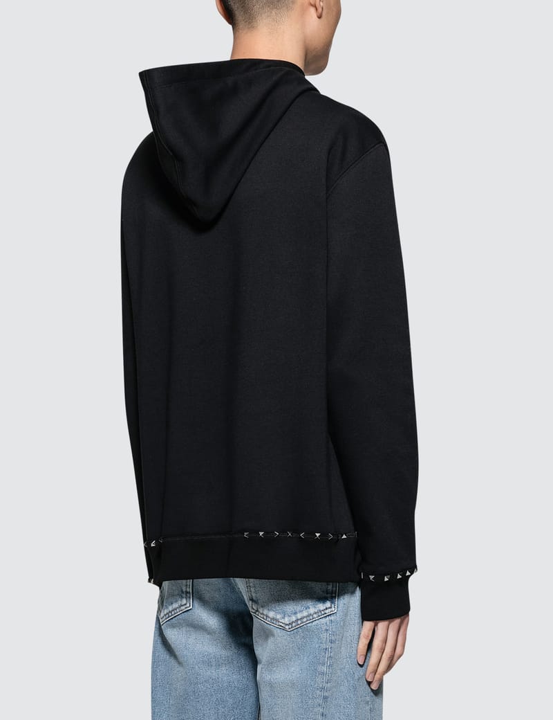 valentino rockstud hoodie