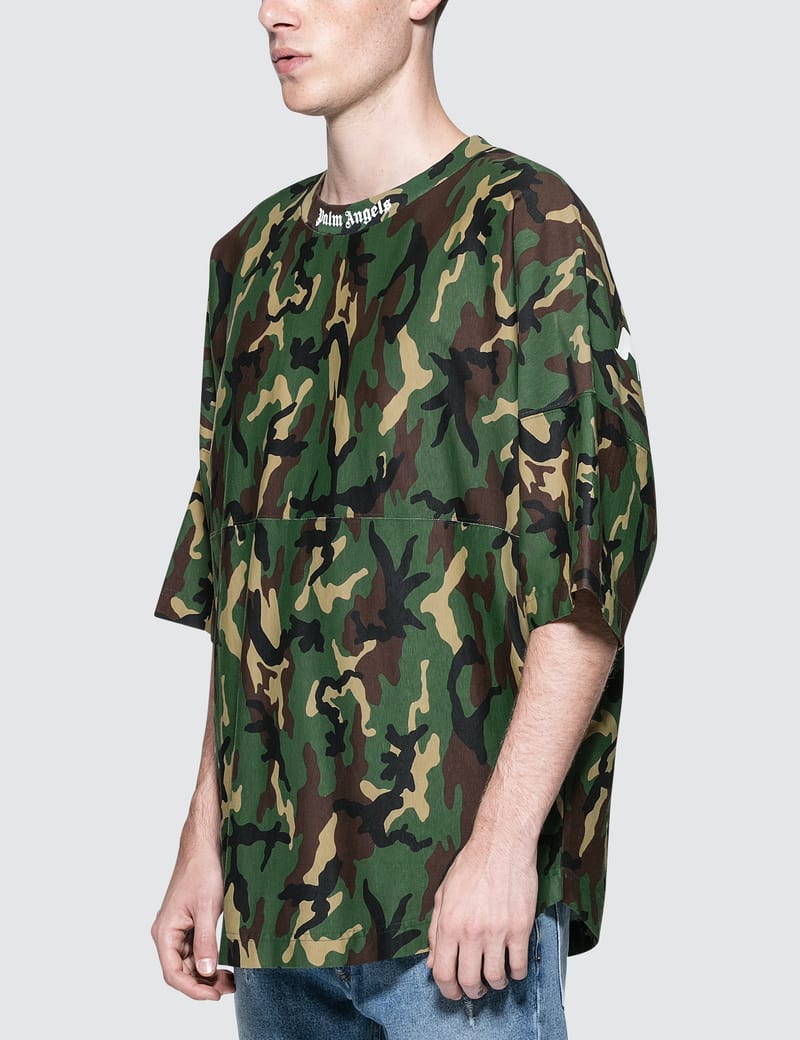Palm Angels - Camo Logo Over S/S T 