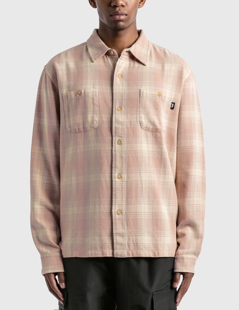 Image of Stussy Beach Plaid Shirt