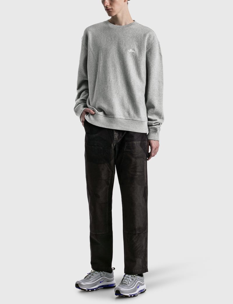 stussy logo crewneck