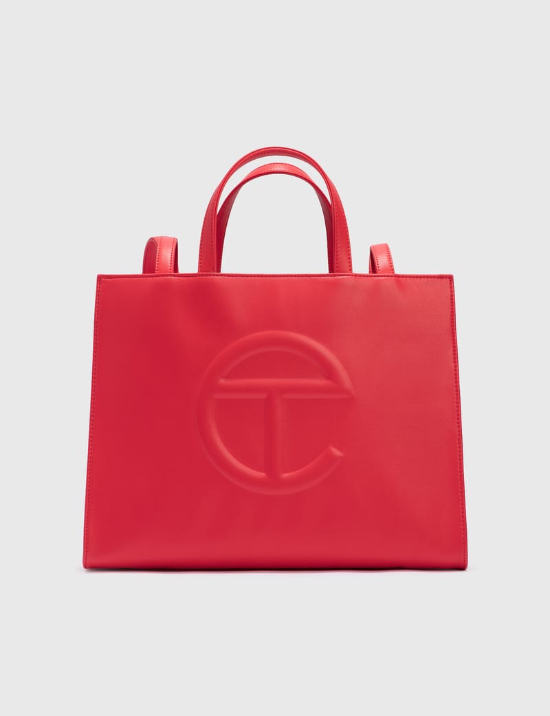 medium red telfar bolsa