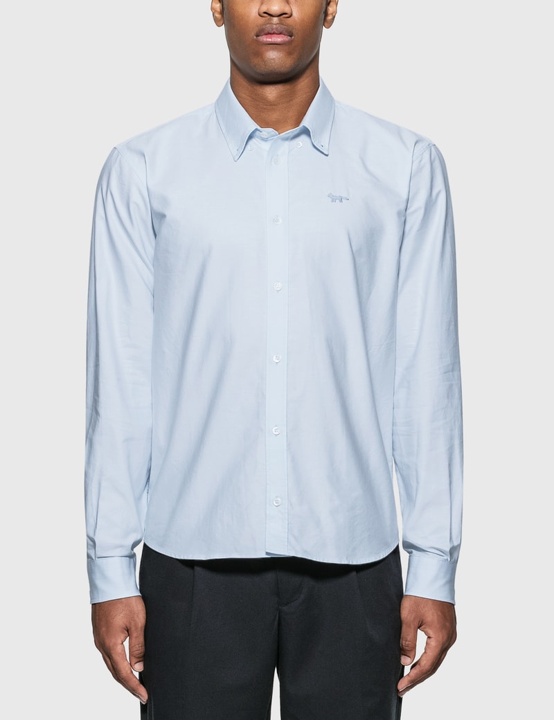 Image of Maison Kitsune Fox Embroidery Classic Shirt