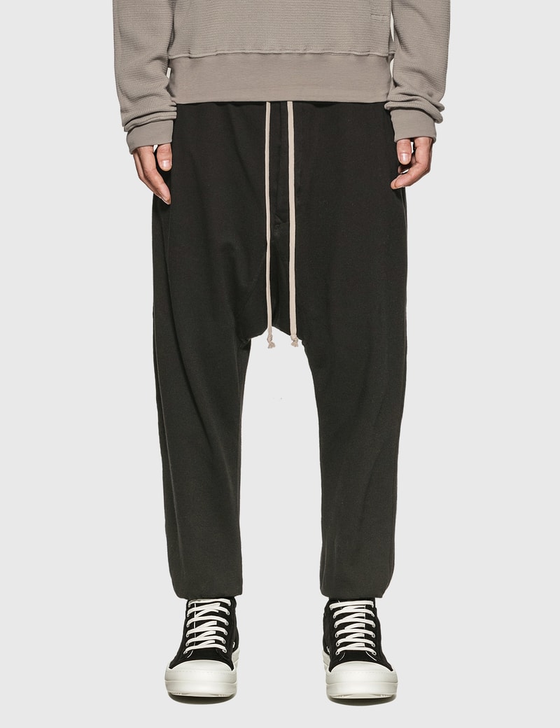 Image of Rick Owens Drkshdw Lightweight Jersey Prisoner Drawstring Pants