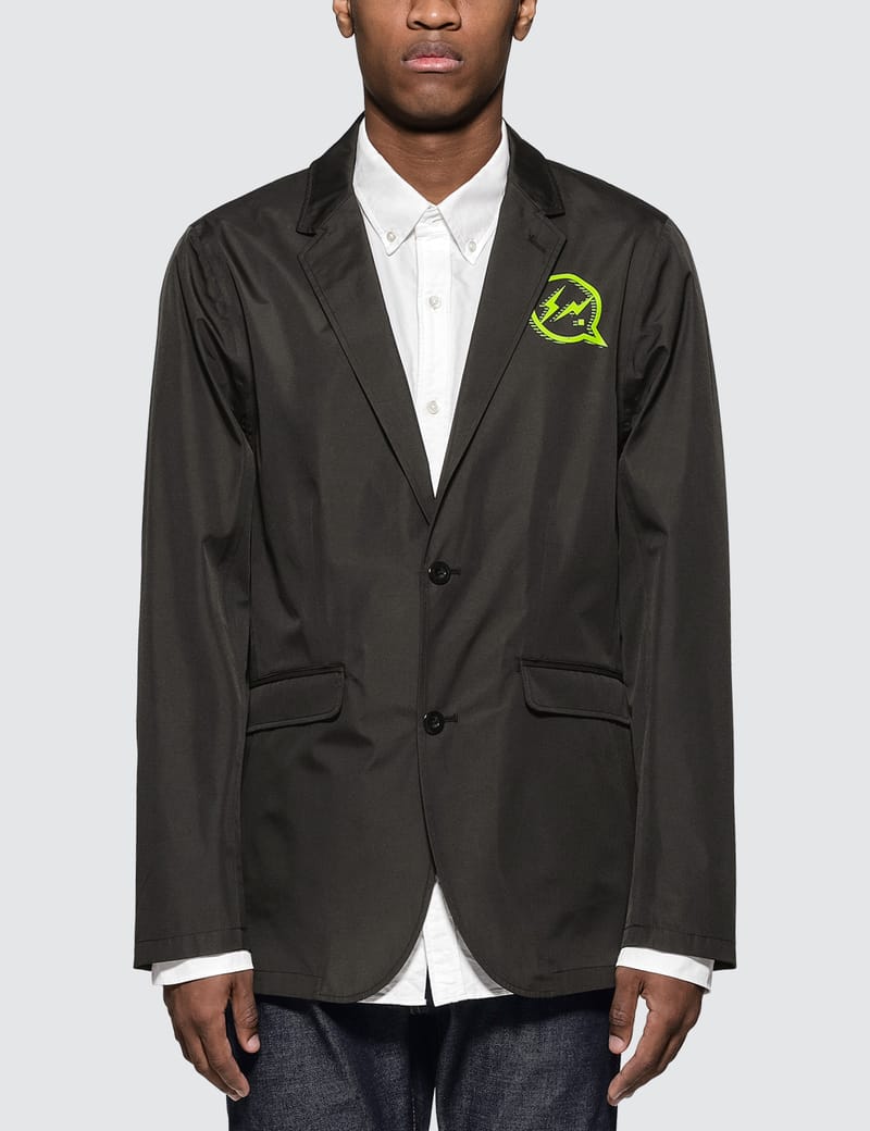 neon blazer jacket