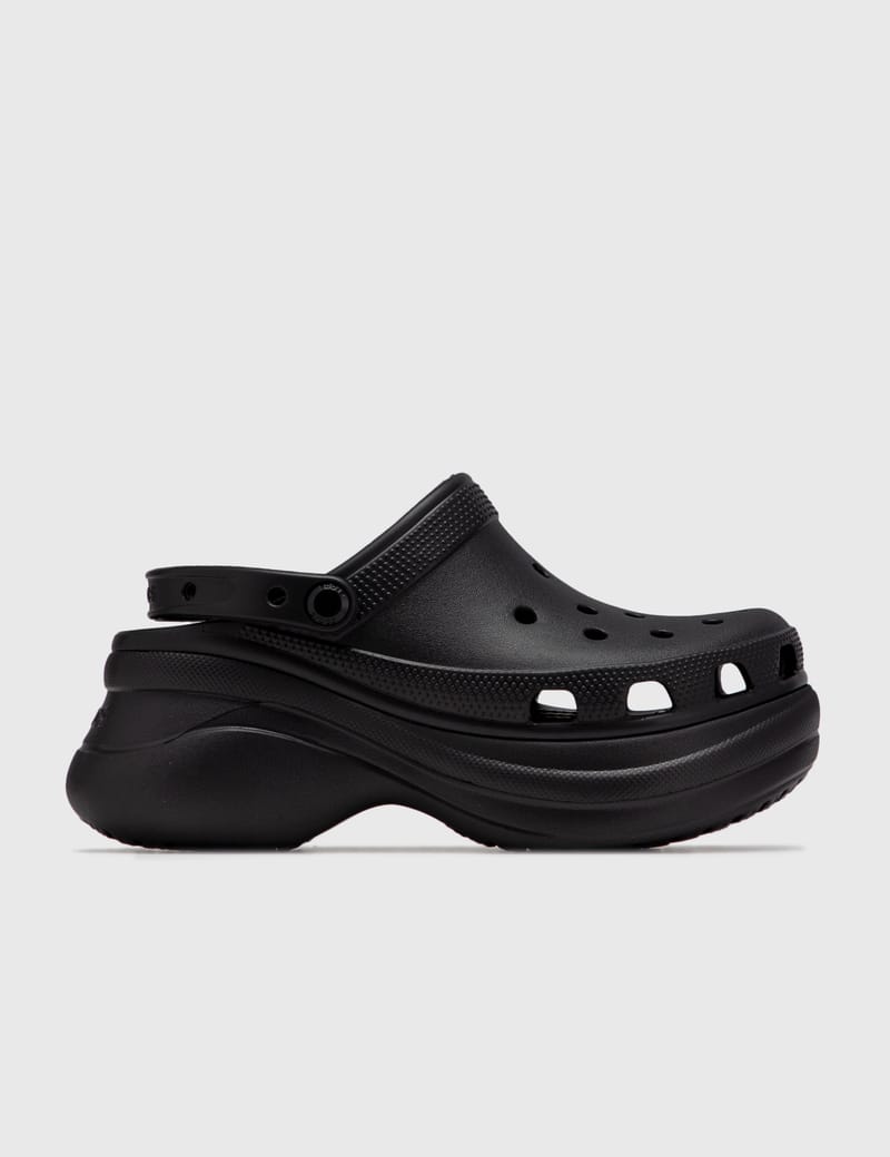 crocs bae platform black