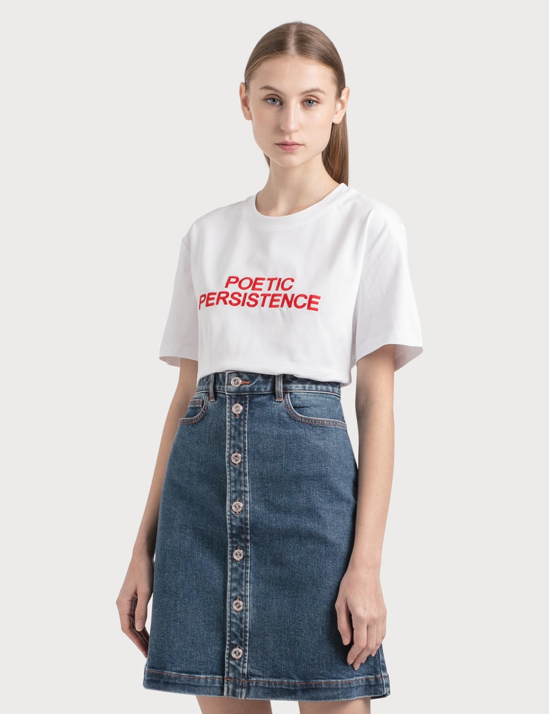 Image of A.P.C. Poetic Persistence T-Shirt