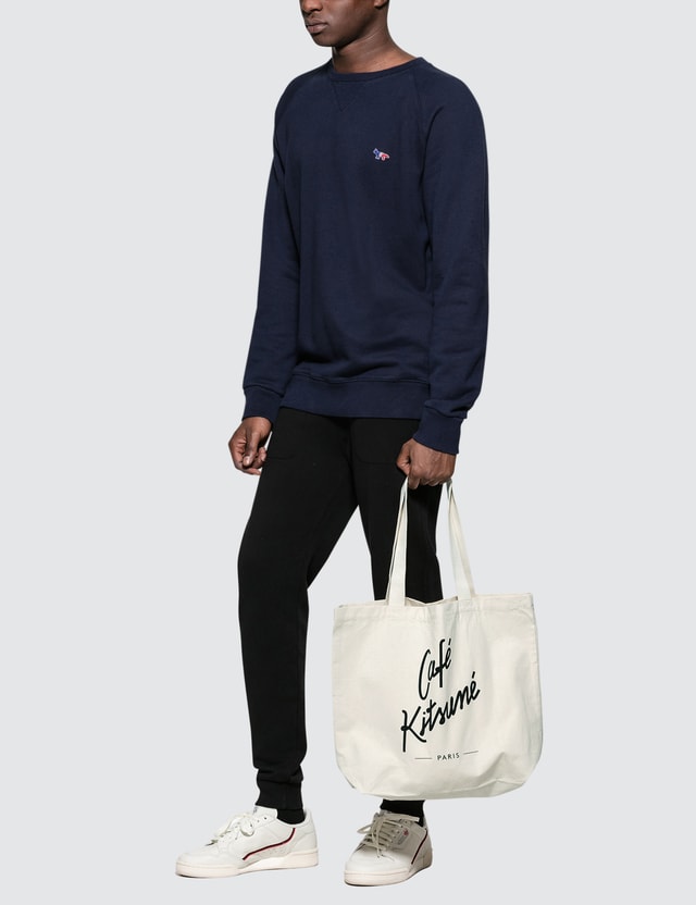 Maison Kitsune Cafe Kitsune Tote Bag Hbx