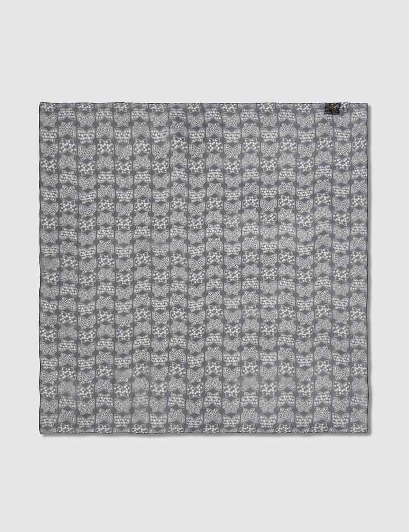 Image of Needles Silk Crepe Papillon Scarf