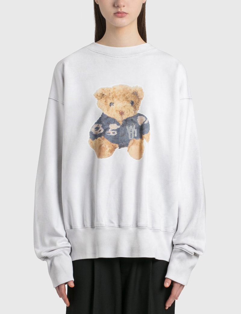 Image of Wedone Denim Jacket Teddy Sweatshirt