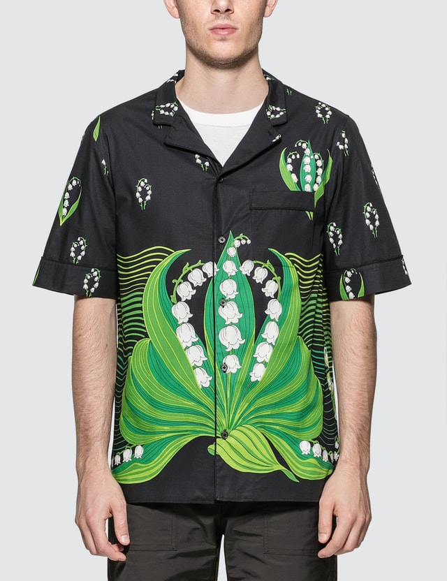 Valentino Lily V Shirt Stampa Mughetti Men