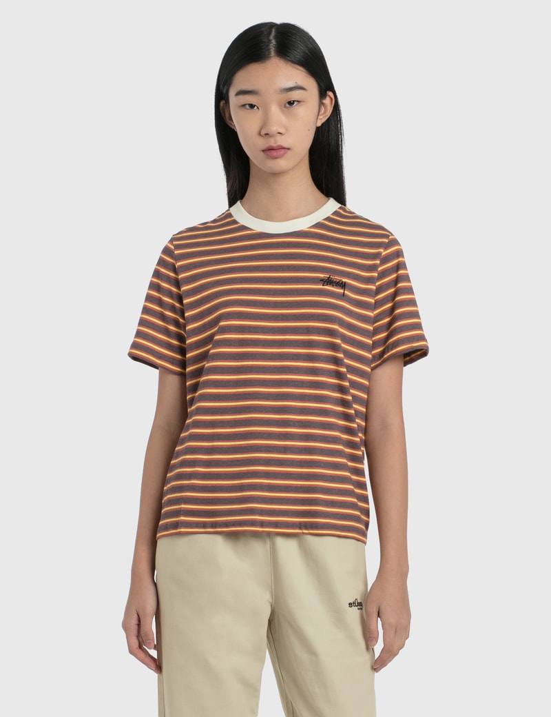 Image of Stussy Printed Stripe T-Shirt
