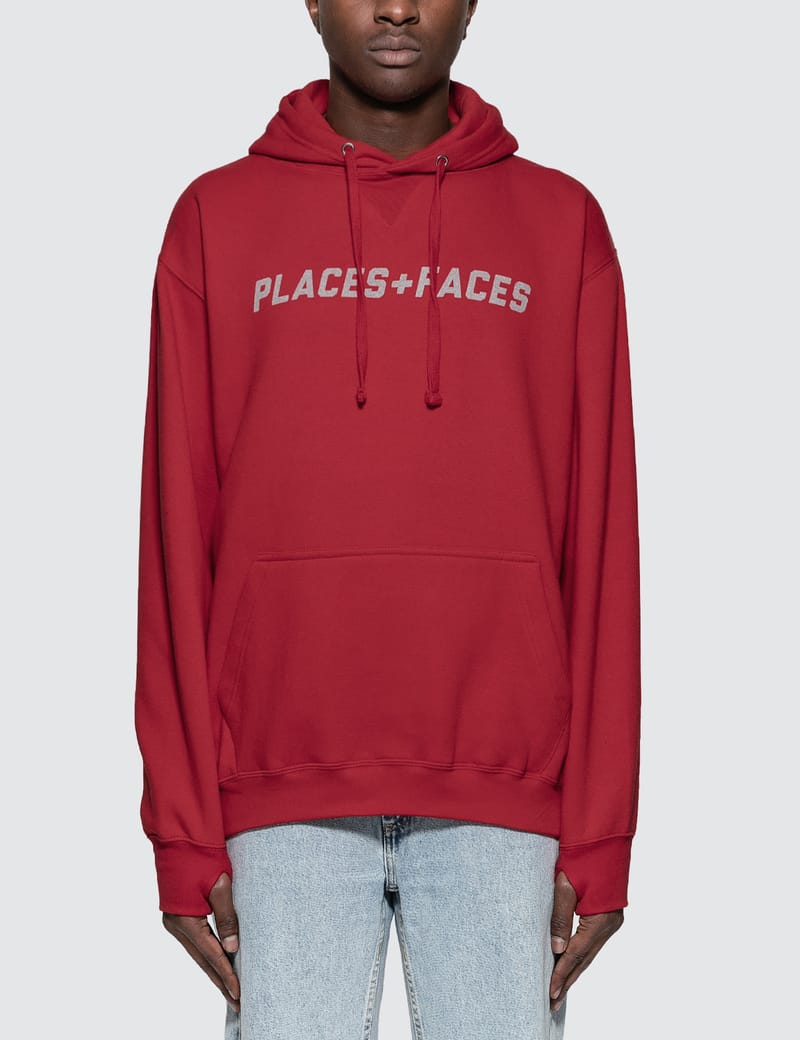 places plus faces hoodie