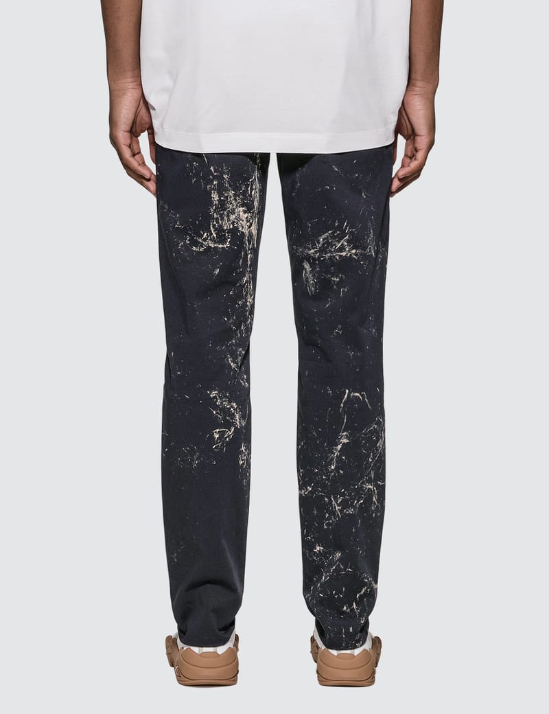 margiela paint splatter jeans