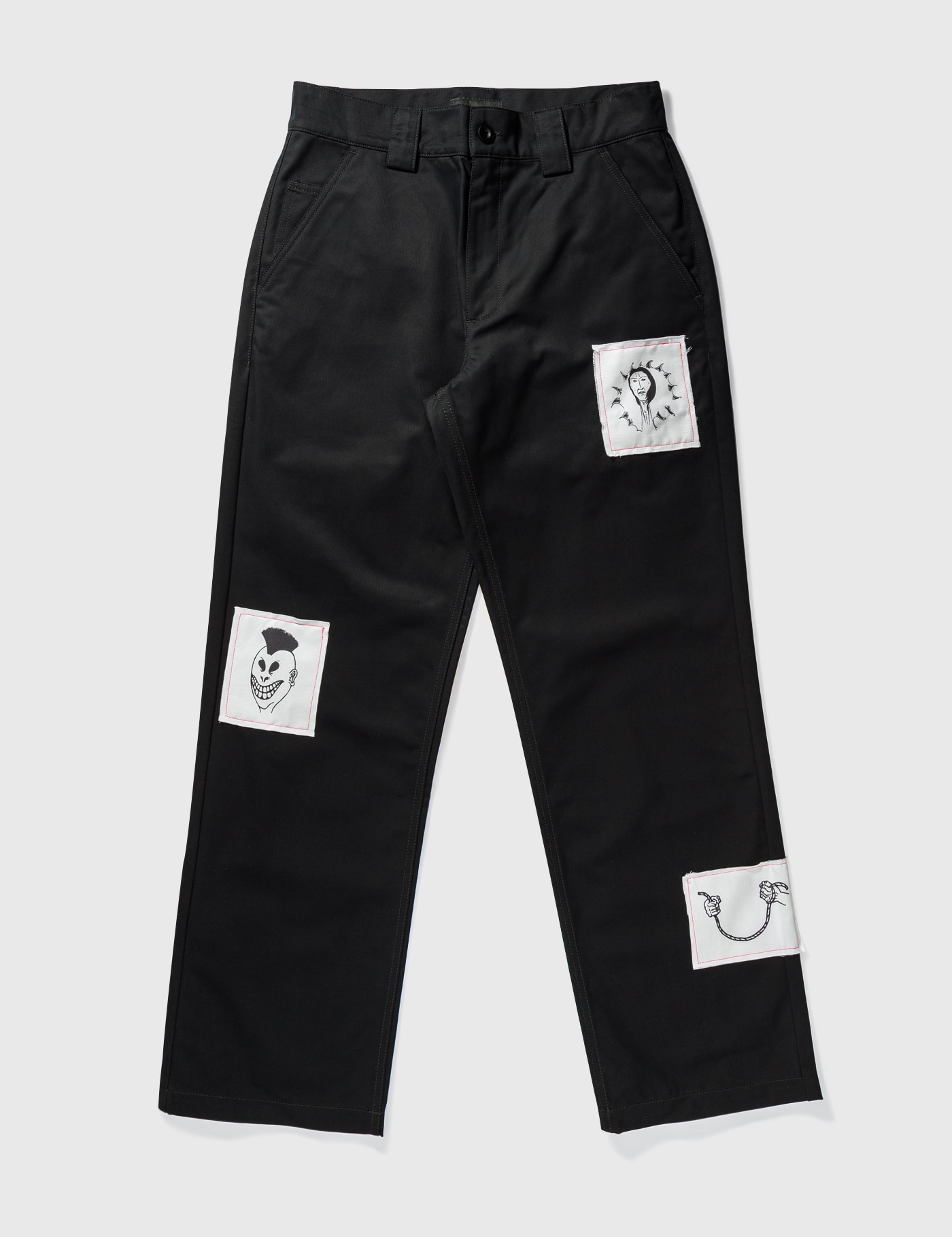 Rassvet Cotton Classic Pants In Black