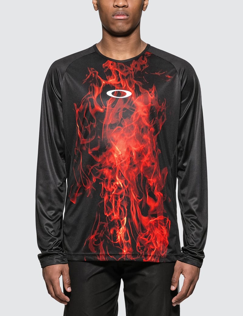 oakley long sleeve cycling jersey