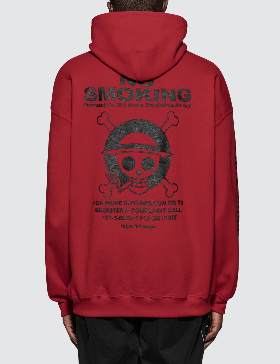 Fr2 One Piece X Fr2 Smoking Kills Hoodie Hbx Globally Curated Fashion And Lifestyle By Hypebeast