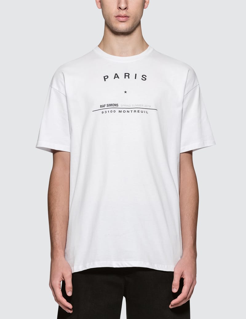 raf simons paris t shirt