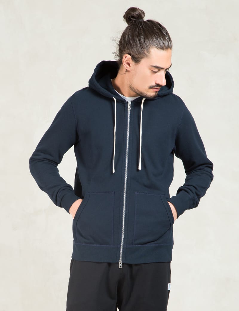 reigning champ navy hoodie