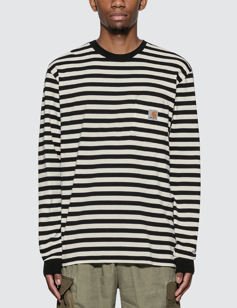 Image of Carhartt Work In Progress Scotty Pocket Long Sleeve T-Shirt