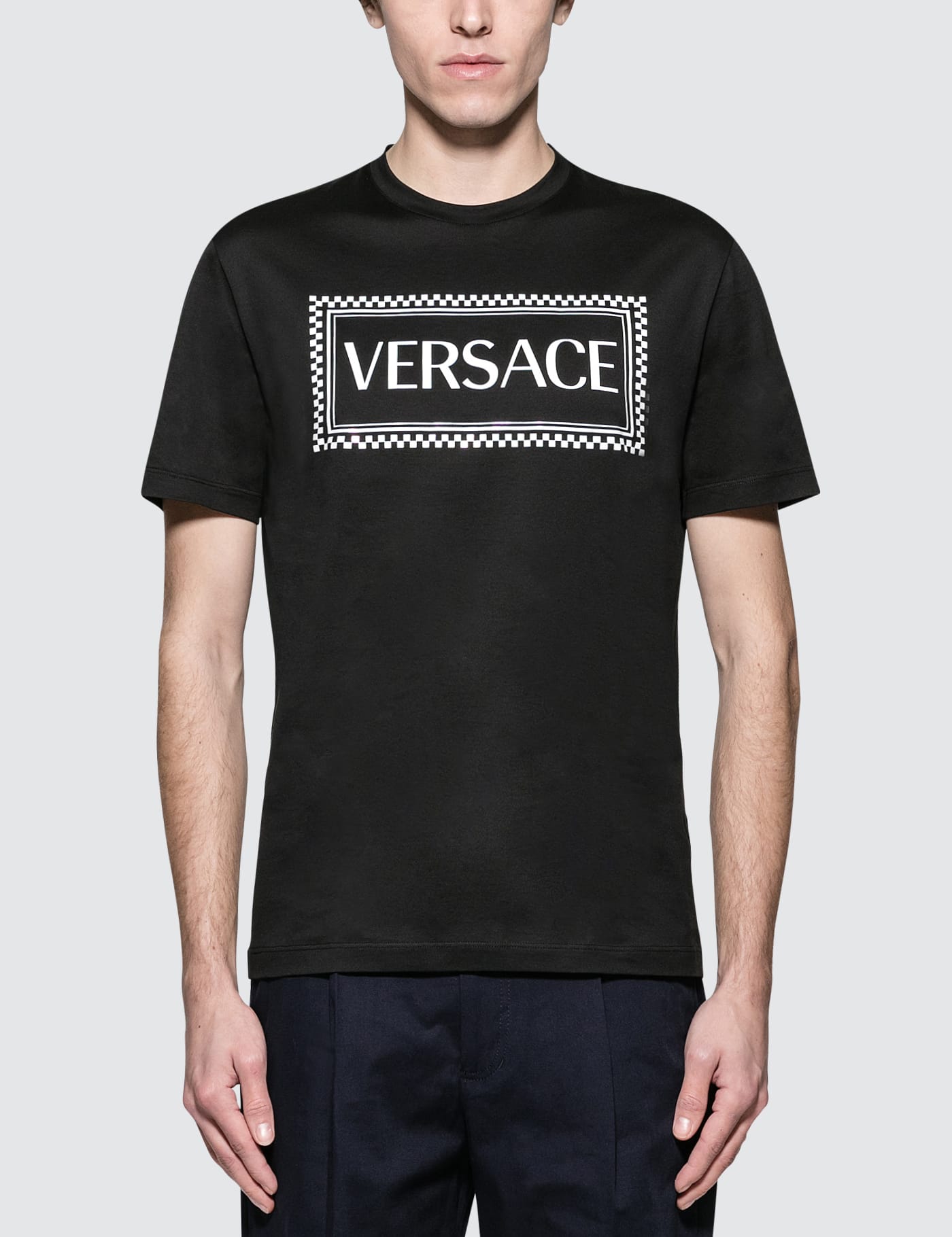 versace box logo t shirt