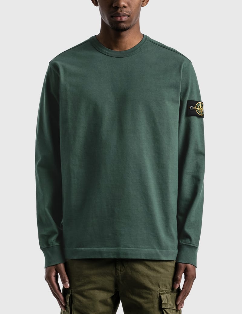stone island petrol sweatshirt