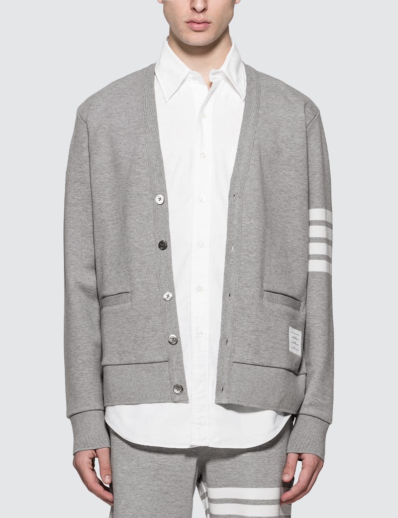 thom browne v neck cardigan