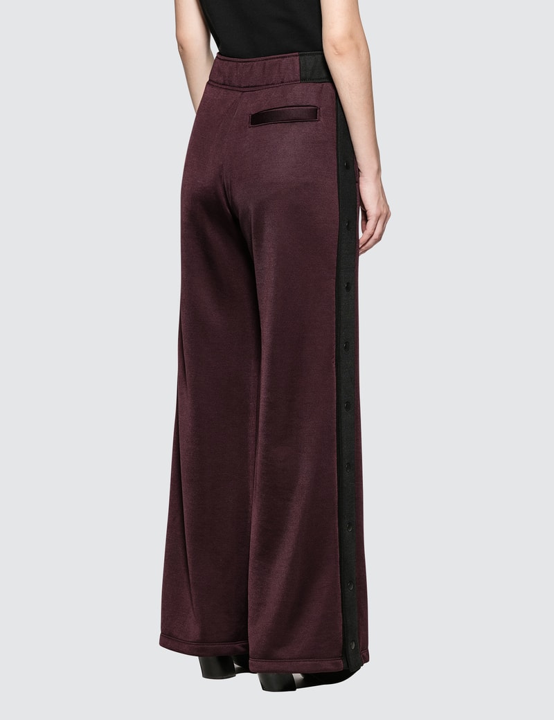 Image of Alexander Wang.T Sleek French Wide Leg Pants With T Detail