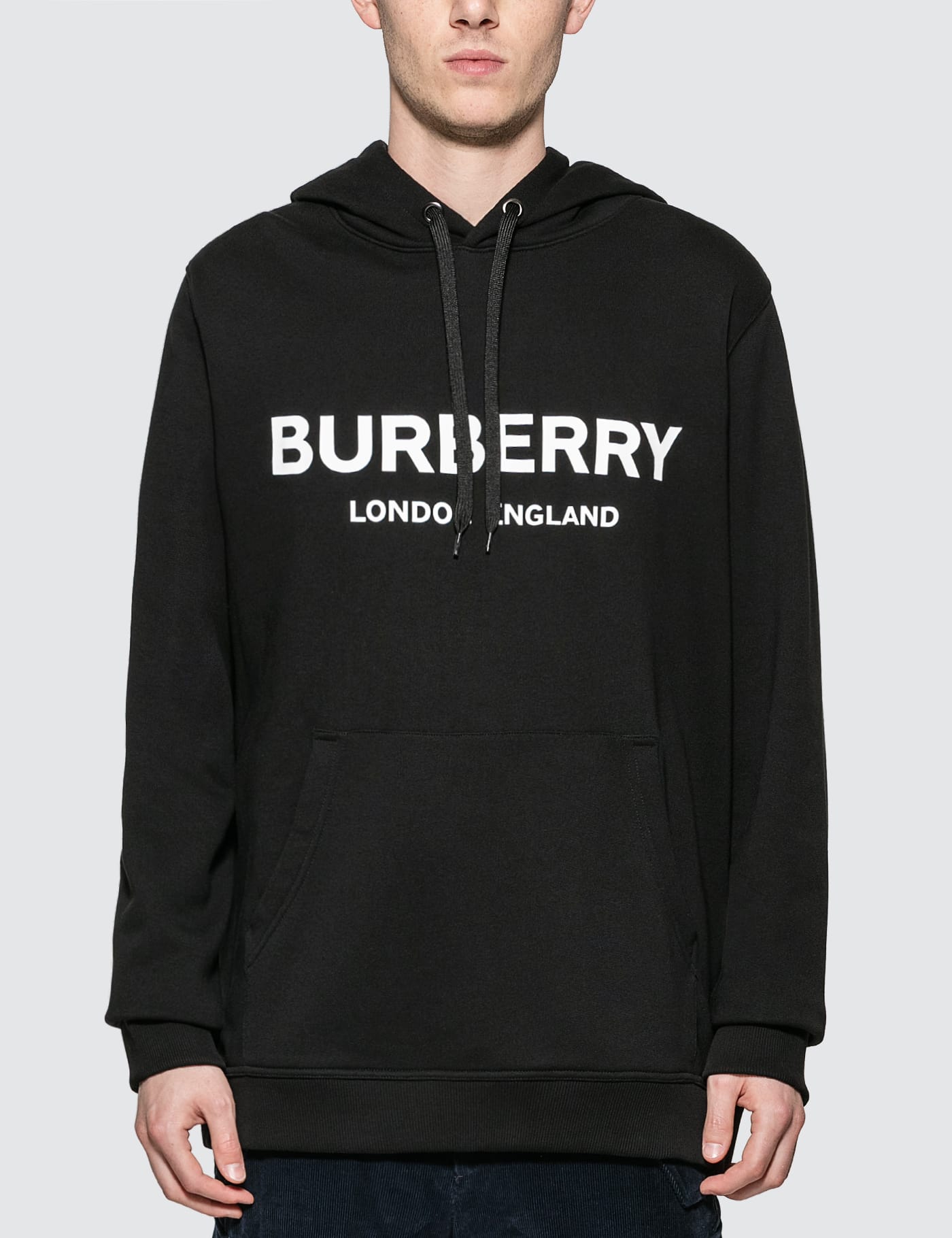 Burberry - Logo Print Cotton Hoodie | HBX
