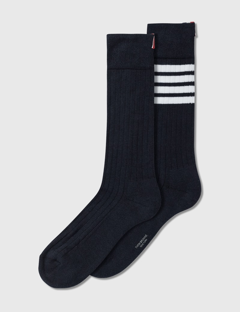 Image of Thom Browne Athletic Mid Calf Socks